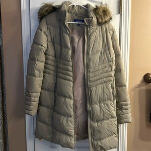 Apt. 9 puffer jacket with removable hood